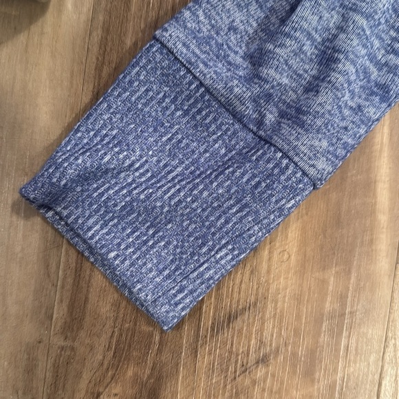 Gap Oversized Crewneck Sweater High Low Tunic Long Sleeve Pullover Blue Sz  L - Picture 4 of 8